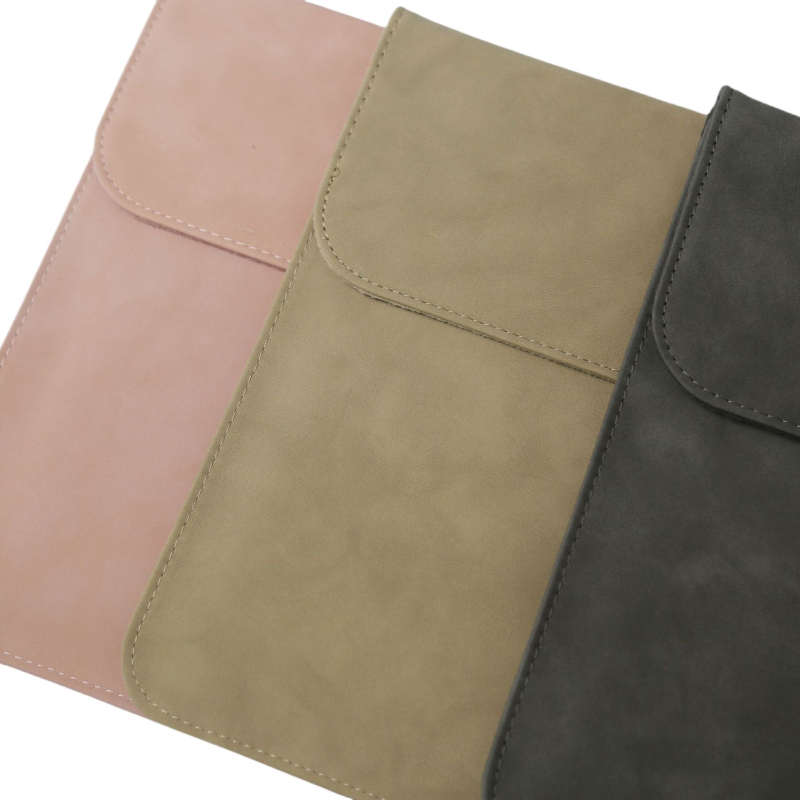 Ruijie husă pentru laptop, material PU, ușoară, subțire, protecție pentru notebook-uri Lenovo/Huawei/Apple, culoare solidă