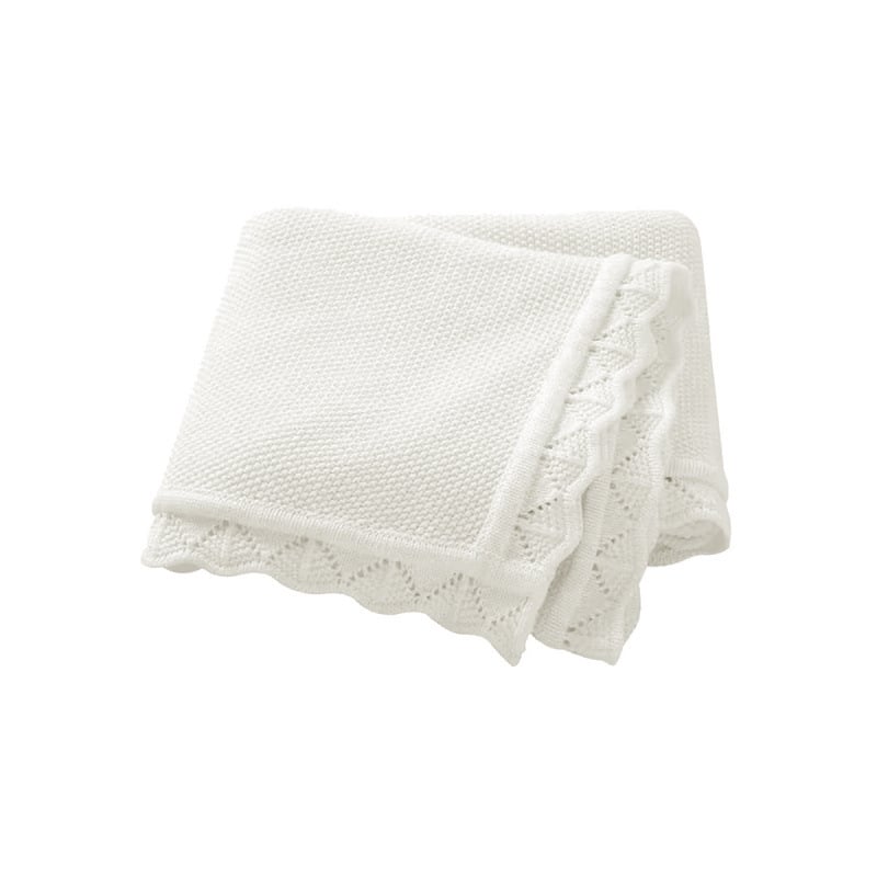 Pătură pentru înfășat nou-născuți Der Kaiser, din bumbac 100% tricotat, Siguranță Clasa A, pentru toamnă și iarnă, potrivită pentru nou-născuți până la 80 cm