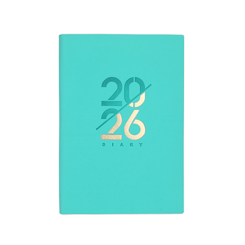 Бележник – дневник за самодисциплина с календар за 2026 г., PU корица, Dowling хартия, 80 г/м², 300–400 страници, стил: бизнес
