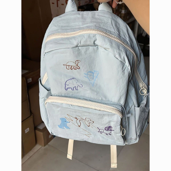 Uniszex hátizsák állatmintás – könnyű, 20L alatt kapacitás, laptopzseb, univerzális modell, Ősz 2025