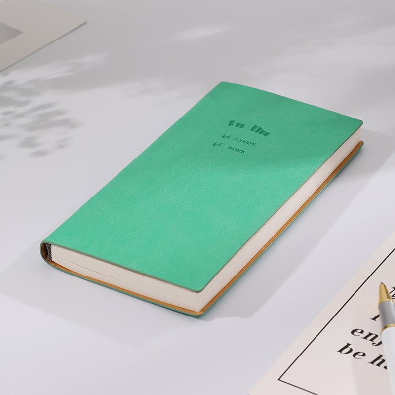 Bilježnica s to-do listom i dnevnim rasporedom, PU korica, šivanje pređom, papir od drvenog pulpa, 40 g/m², stil 1531211885