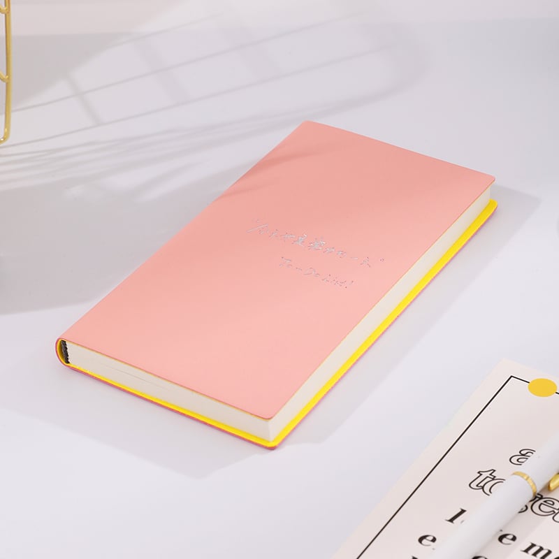 Bilježnica s to-do listom i dnevnim rasporedom, PU korica, šivanje pređom, papir od drvenog pulpa, 40 g/m², stil 1531211885