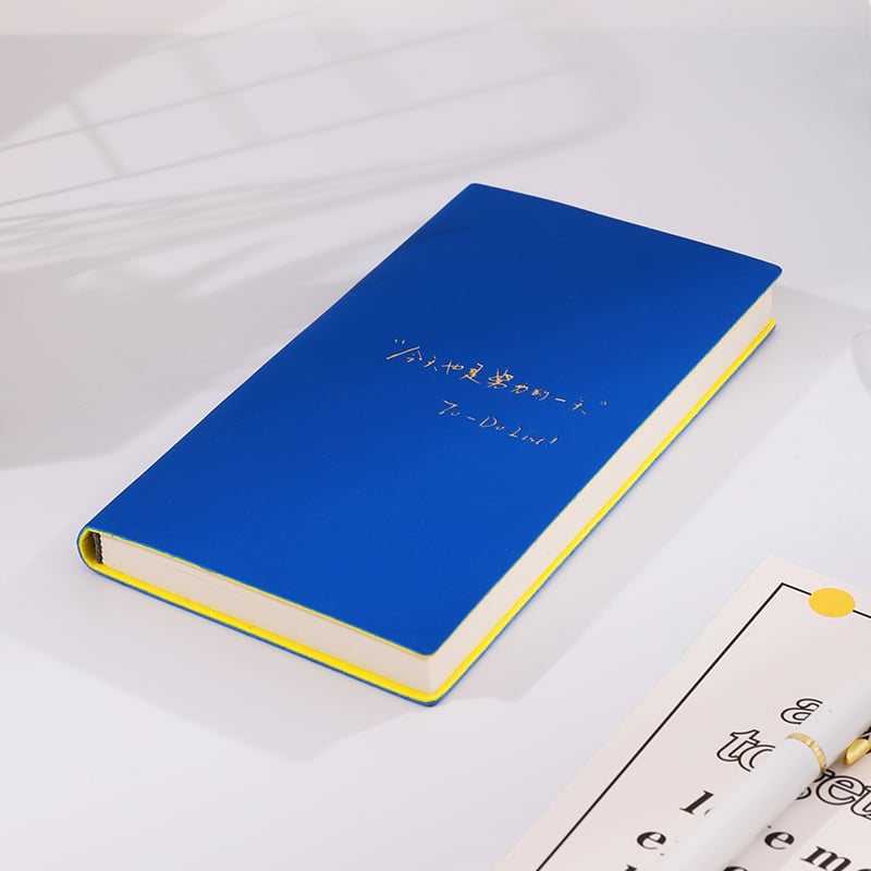 Bilježnica s to-do listom i dnevnim rasporedom, PU korica, šivanje pređom, papir od drvenog pulpa, 40 g/m², stil 1531211885