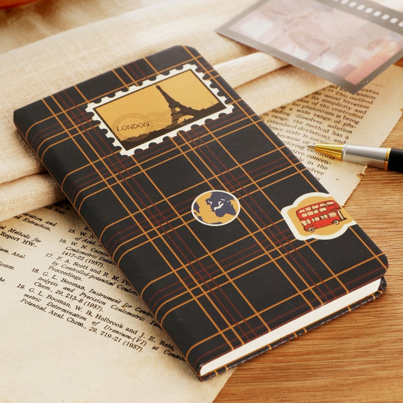 Bilježnica s to-do listom i dnevnim rasporedom, PU korica, šivanje pređom, papir od drvenog pulpa, 40 g/m², stil 1531211885