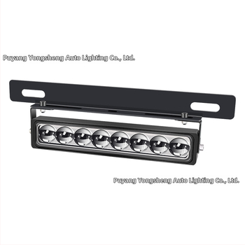 Φως πινακίδας κυκλοφορίας με 8 LED, αλουμινένιο περίβλημα, 8–85V, μακροεμβέλεια για οχήματα εκτός δρόμου
