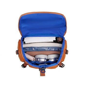 Rucsac de călătorie unisex, 20–35L, nailon, curea de umăr curbată, compatibil cu laptop de 16 inch