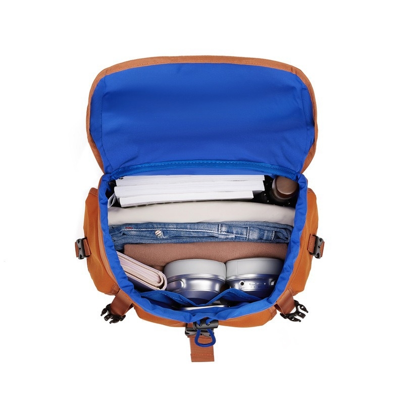 Rucsac de călătorie unisex, 20–35L, nailon, curea de umăr curbată, compatibil cu laptop de 16 inch