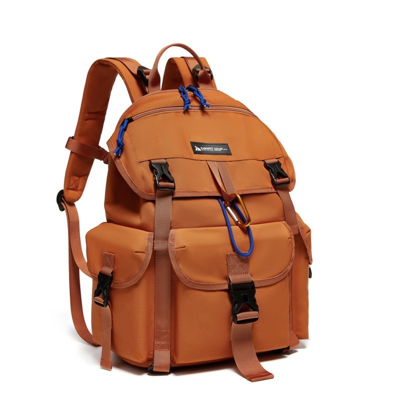 Rucsac de călătorie unisex, 20–35L, nailon, curea de umăr curbată, compatibil cu laptop de 16 inch