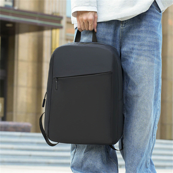 Rucsac de afaceri pentru laptop, cu pânză Oxford, stil urban minimalist, capacitate 36–55L, compatibil cu laptop de 15 inchi, bretele de umăr curbate
