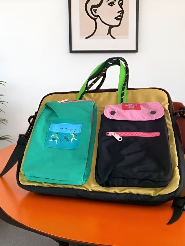 Τσαντάκι crossbody σε αστικό στυλ – αδιάβρονο νάιλον, επένδυση πολυεστέρα, unisex, καλοκαίρι 2025