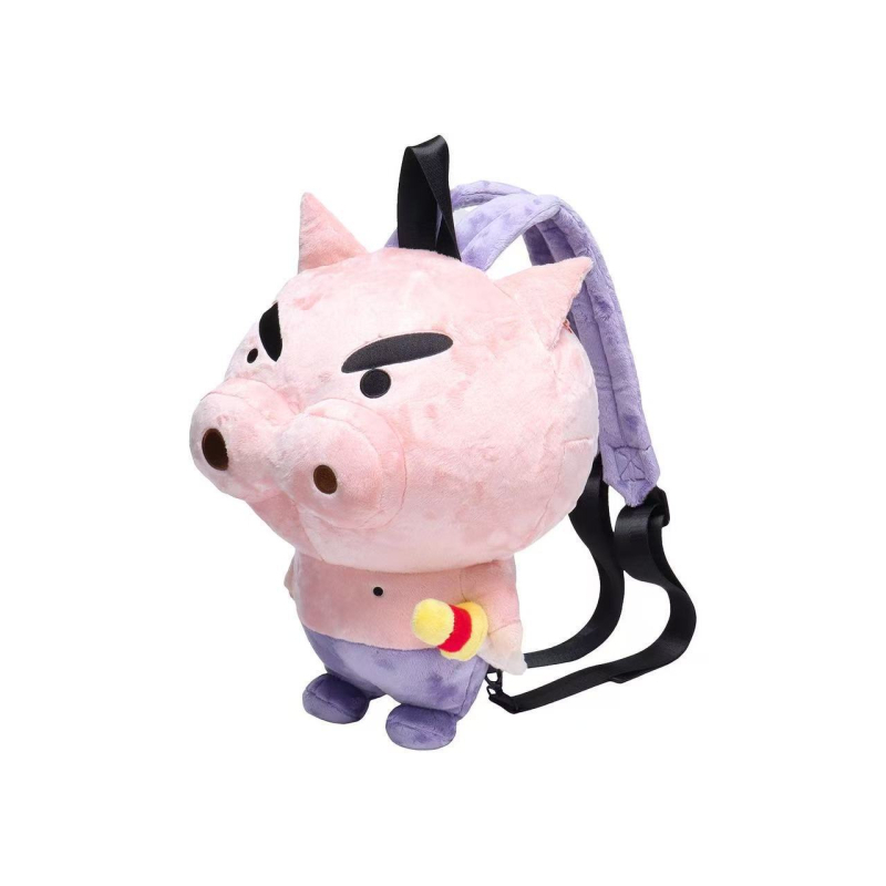 Rucsac pentru copii cu pernă plușată în formă de dinozaur — catifea, ultra-ușor, căptușeală poliester-bumbac, model animal