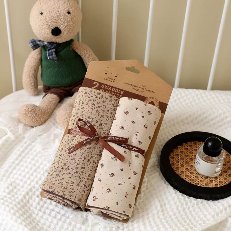 Pătură-wrap din bumbac 100% pentru nou-născuți – Tip A Anti-Startle, pentru 0-12 luni, Primăvară/Vară