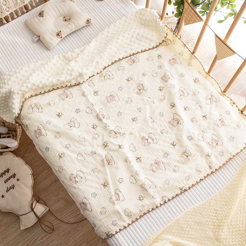 Dječji ručnik za uvijanje sa životinjskim uzorkom, 100% pamuk, za bebe i djecu 1–3 godine, sigurnosna klasa A