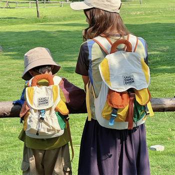 Rucsac pentru copii din nylon, bretele curbate, unisex, căptușire din poliester, pentru uz școlar