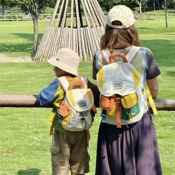 Rucsac pentru copii din nylon, bretele curbate, unisex, căptușire din poliester, pentru uz școlar