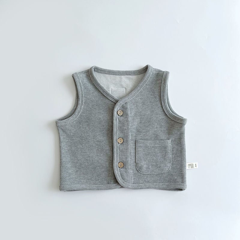 Chen touch Vestă tricotată pentru copii din bumbac, Unisex, Stil lejer, Pentru copii peste 8 ani (peste 140 cm), Primăvară și toamnă, 71–80% bumbac