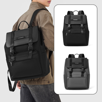 Najlonski ruksak, kapacitet 20–35 L, naramenice s jastukom zraka, gradski minimalistički stil, unisex