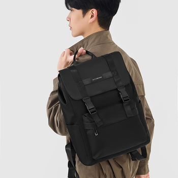 Najlonski ruksak, kapacitet 20–35 L, naramenice s jastukom zraka, gradski minimalistički stil, unisex