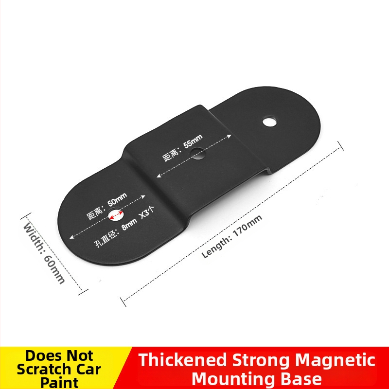 Λωρίδα LED οροφής με ισχυρή μαγνητική βάση και μαγνητικό στήριγμα — καθολική συμβατότητα, εγκατάσταση χωρίς διάτρηση