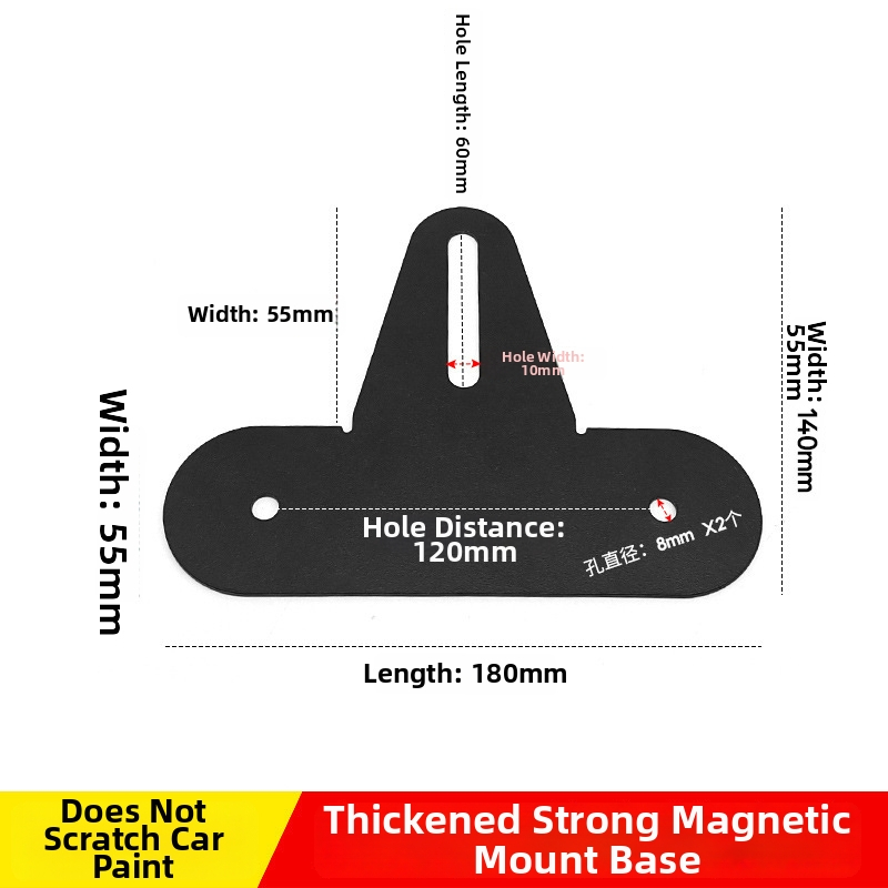 Λωρίδα LED οροφής με ισχυρή μαγνητική βάση και μαγνητικό στήριγμα — καθολική συμβατότητα, εγκατάσταση χωρίς διάτρηση