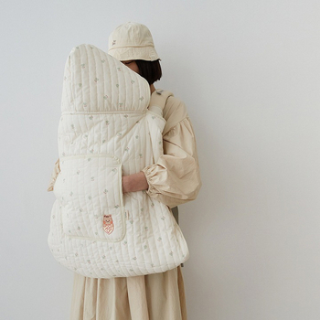 Korejskog stila debela dječja deka s kapuljačom za jesen/zimu — vjetrootporna deka za kolica, 100% pamuk; težina 300–500 g; pogodno za novorođenčad do 6 godina