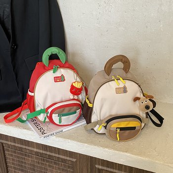 Rucsac pentru copii, în stil coreean, ultra-ușor și extensibil, model geometric, material Oxford, pentru elevi din clasele 3-4