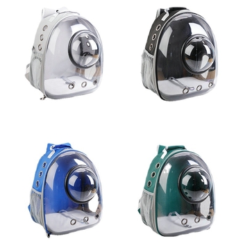 Котешка раница за разходки с прозрачен корпус, твърда конструкция, капацитет 53, материал: друго