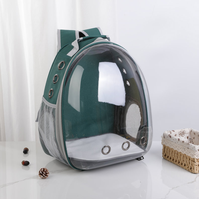 Котешка раница за разходки с прозрачен корпус, твърда конструкция, капацитет 53, материал: друго