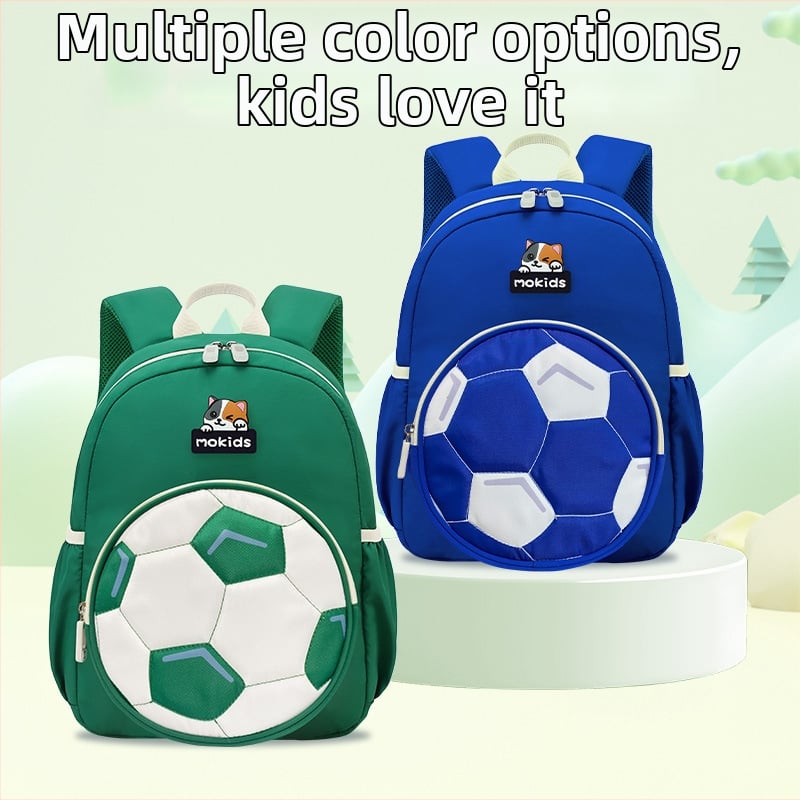 Rucsac pentru grădiniță pentru băieți, MOK, din stofă Oxford ultraușoară, bretea arcuită, pentru copii 3–6 ani