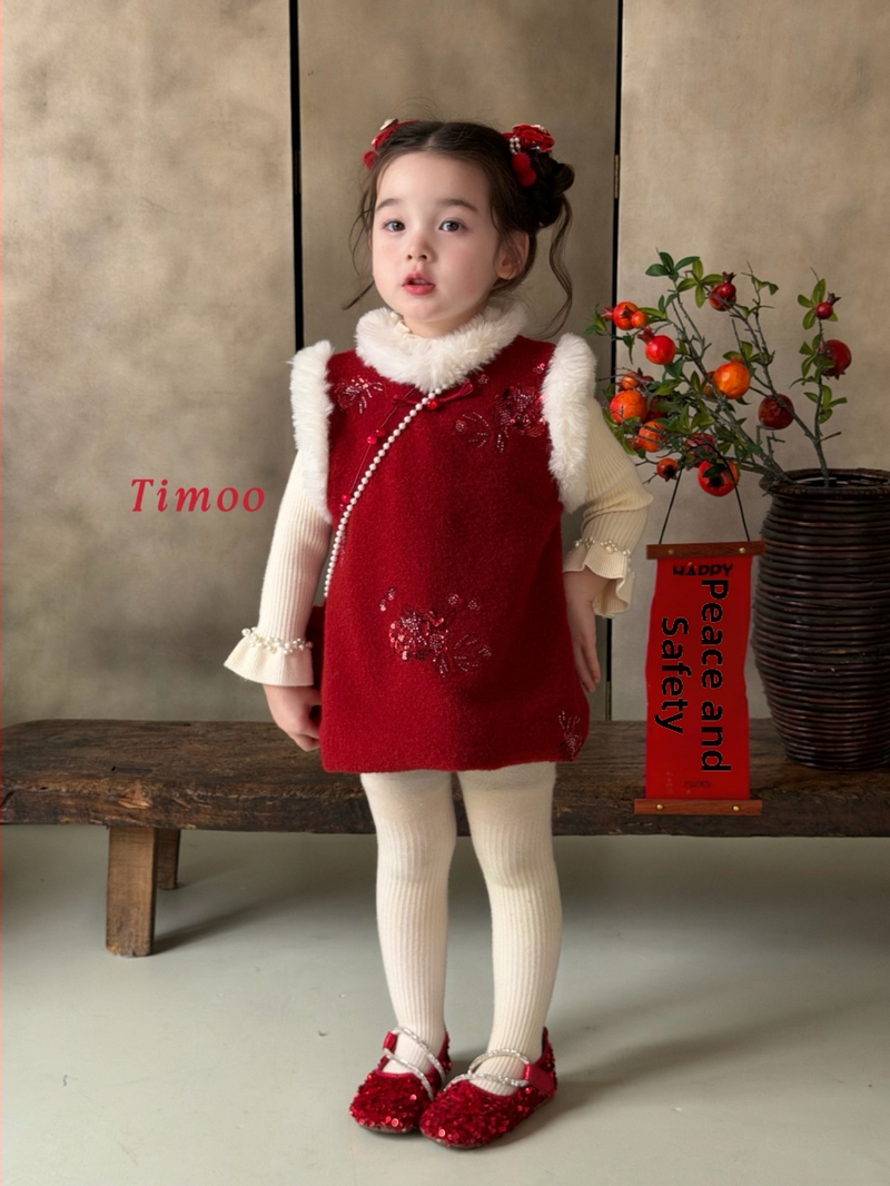 Детски двучастков костюм за момичета: вълнен комплект с подплата от флийс, дебел, дълги ръкави, зимно облекло, солиден десен, 90% полиестер