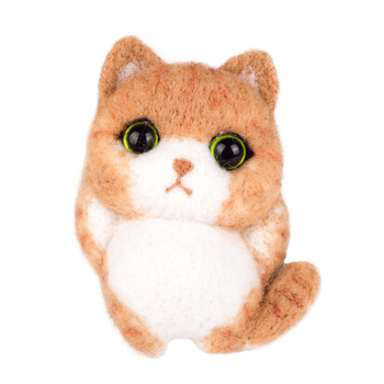 Плюшена кукла — животински модел, карикатурен стил, вълнен пълнеж, чиста вълна