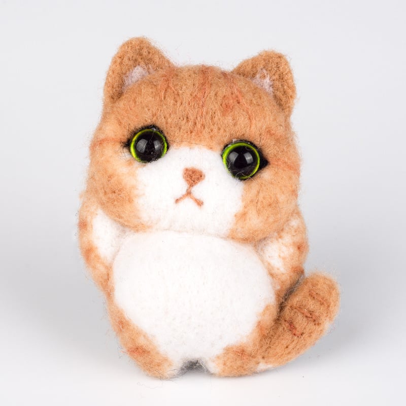 Плюшена кукла — животински модел, карикатурен стил, вълнен пълнеж, чиста вълна