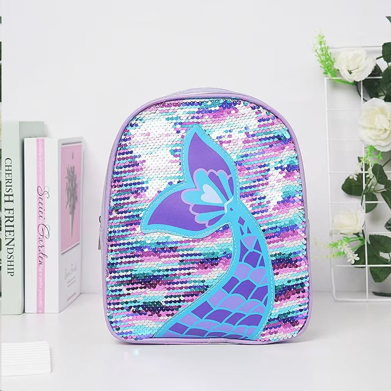 Rucsac pentru copii, PVC, imprimare cu animale, stil jucăuș, fără căptușeală, potrivit pentru educația timpurie