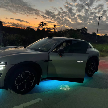 Светлина за посрещане на врата на SU7 YU7 автомобил – автоматичен сензор, вградена инсталация, 12V, 5W, пластмаса и алуминиев сплав, марка Shanghao