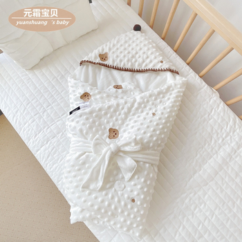 Novorodenecká deka z velúru s kresleným štýlom, výplň z polyesterových vlákien a hodvábnych nití, pre novorodencov, jar a jeseň, hmotnosť do 0,5 kg, možnosť personalizácie