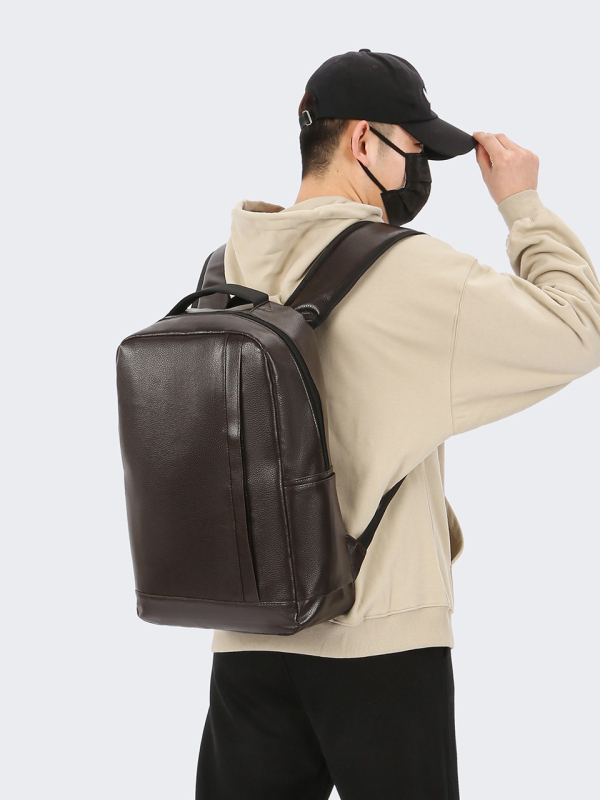 Раница за бизнес лаптоп, PU материал, капацитет 36–55 л, въздушно подплатени презрамки, подходяща за бизнес пътувания