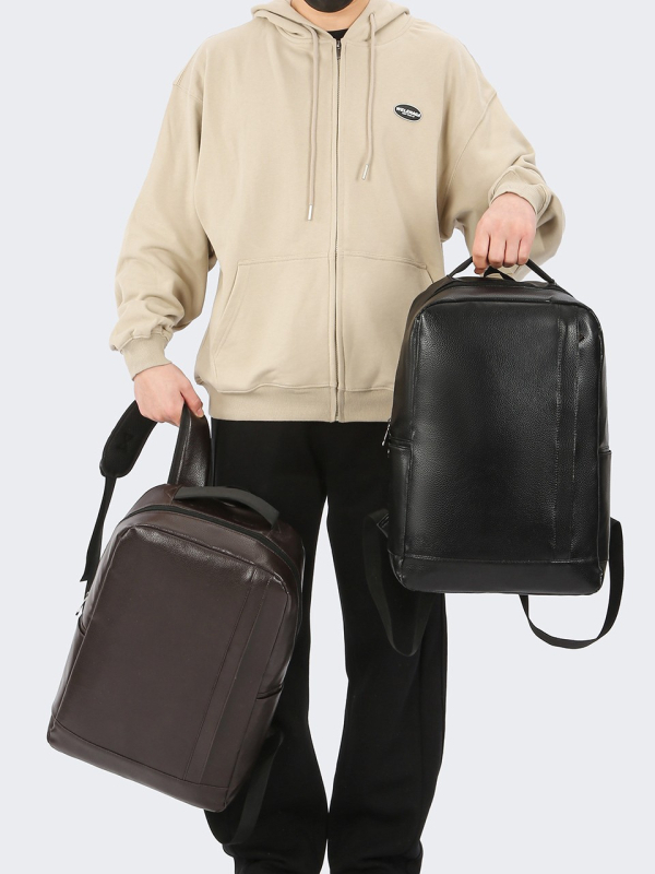 Раница за бизнес лаптоп, PU материал, капацитет 36–55 л, въздушно подплатени презрамки, подходяща за бизнес пътувания