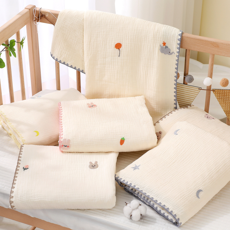 Одеяло Yanshuang от марля, райета, целогодишно за бебета и деца (1–3 г.), пролет 2025