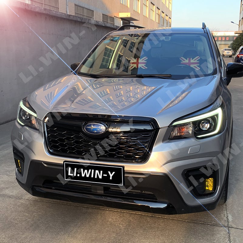 Zaštitna maska hladnjaka s honeycomb uzorkom za Subaru Forester 2019-2021 (ABS plastika; ugradnja: radijator; kompatibilnost: Forester 2019-2021)