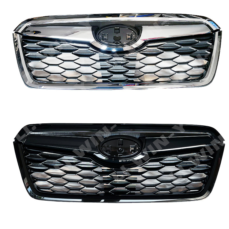 Zaštitna maska hladnjaka s honeycomb uzorkom za Subaru Forester 2019-2021 (ABS plastika; ugradnja: radijator; kompatibilnost: Forester 2019-2021)