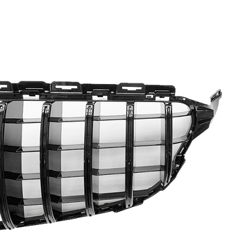 Mercedes-Benz C-osztály W205 (2015-2018) első grille, ABS műanyag, radiátorra szerelés, YTOP