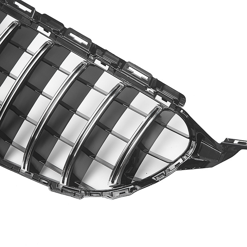 Mercedes-Benz C-osztály W205 (2015-2018) első grille, ABS műanyag, radiátorra szerelés, YTOP