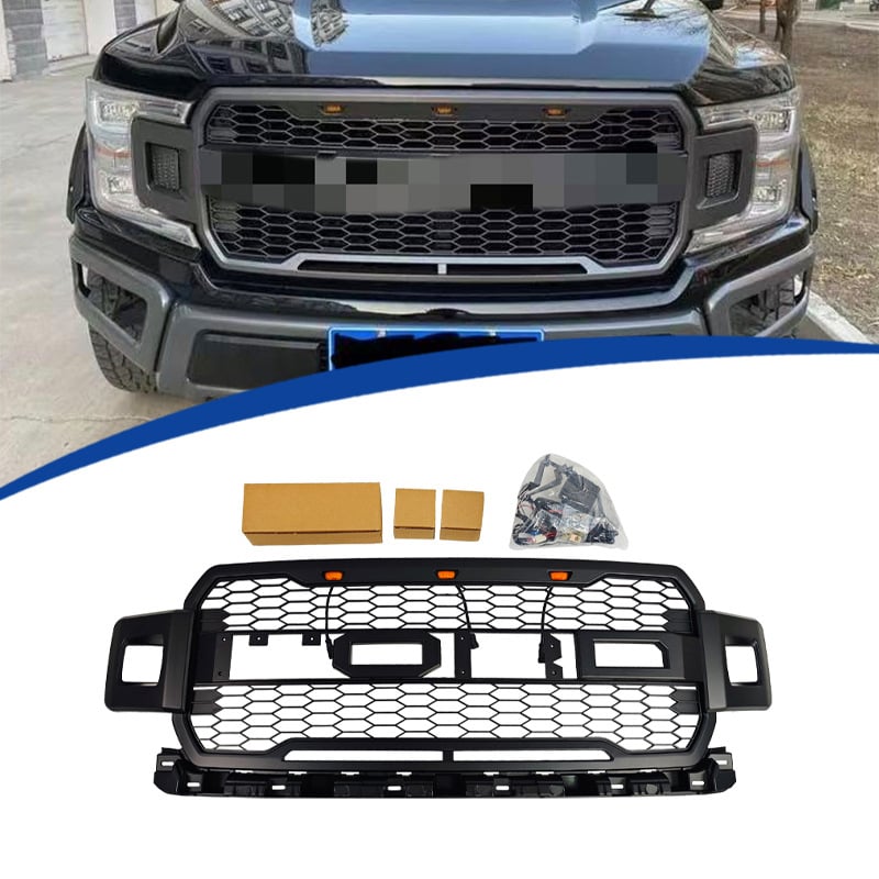 Ytop ABS rešetka hladnjaka za Ford F-150 2018-2020, Raptor stil, zamjena usisnika zraka, težina 4.1 kg, dio 205