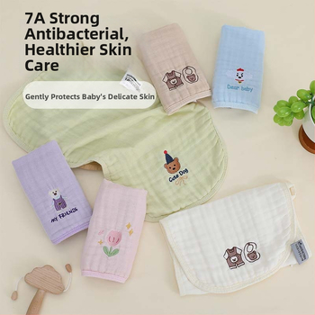 Бебешки лигавници: чист памук (>95%), водопоглъщащи, унисекс, за новородени 0–1 година, карикатурен мотив