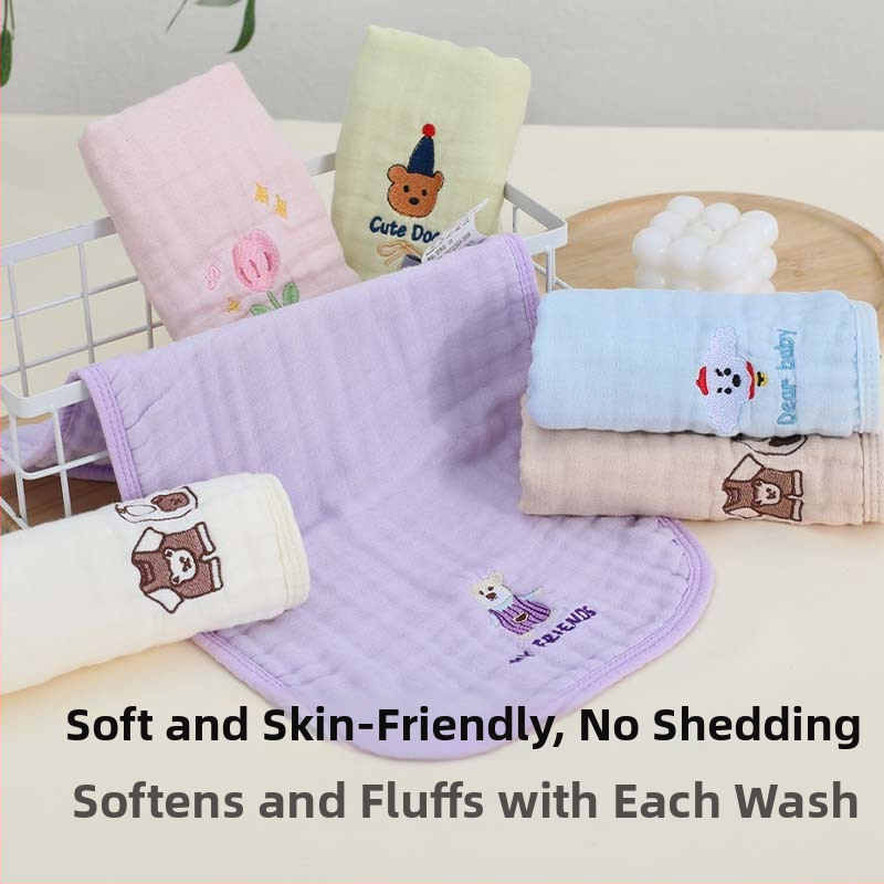 Бебешки лигавници: чист памук (>95%), водопоглъщащи, унисекс, за новородени 0–1 година, карикатурен мотив