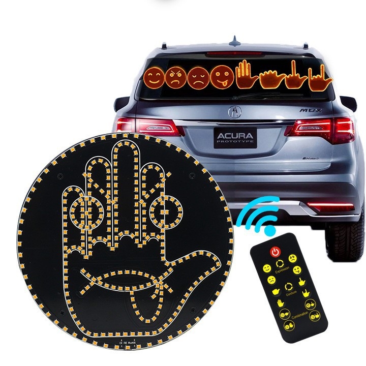 Lampa gestova za automobil — ABS, 5V, 0,1A, 1W