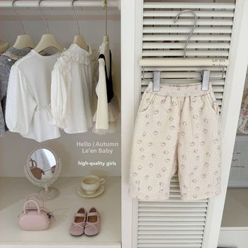 Двоен комплект за деца: обратим жилет и панталони с широки крака, 100% памук, мека обработка на тъканта, дълги ръкави, за деца 3–8 години, есен-зима