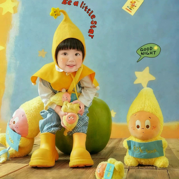 Детски костюм за снимки в карикатурен стил, памук 85%, многокомпонентен комплект с дълги ръкави