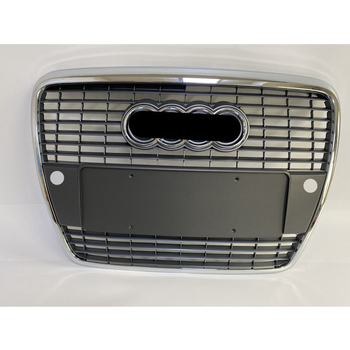 Prednja rešetka branika za Audi A6L (2005-2008, A6C6) ABS plastike; ugradnja: branik; dimenzije: 74×14×50 cm; težina: 3 kg