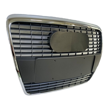 Prednja rešetka branika za Audi A6L (2005-2008, A6C6) ABS plastike; ugradnja: branik; dimenzije: 74×14×50 cm; težina: 3 kg